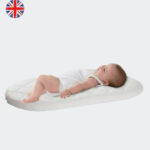 Pram Basket Oval Mattress Soft Quilted Breathable Anti Allergic All Sizes UK