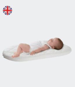 Pram Basket Oval Mattress Soft Quilted Breathable Anti Allergic All Sizes UK