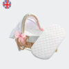 Pram Basket Oval Mattress Soft Quilted Breathable Anti Allergic All Sizes UK