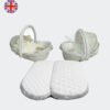 Pram Basket Oval Mattress Soft Quilted Breathable Anti Allergic All Sizes UK