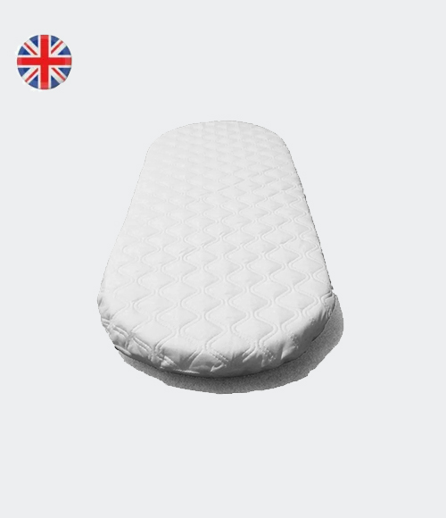 Pram Basket Oval Mattress Soft Quilted Breathable Anti Allergic All Sizes UK