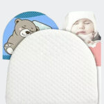 Baby Wedge Oval Pillow Anti Reflux Colic Cushion For Pram Crib Cot Bed Flat Head