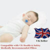 Baby Wedge Oval Pillow Anti Reflux Colic Cushion For Pram Crib Cot Bed Flat Head