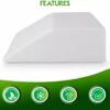 Leg Pillow Elevating Wedge Foam Rest Pillow Back Hip Knee Support UK Made