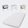 SnuzPod 2 Replacement Mattress Bedside Crib Quilted Soft Breathable 80.5x36.5x5