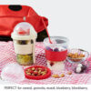 Cereal Cup & Spoon Yoghurt Fruit Overnight Oats Take and Go Food Container UK