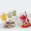 Cereal Cup & Spoon Yoghurt Fruit Overnight Oats Take and Go Food Container UK