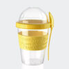 Cereal Cup & Spoon Yoghurt Fruit Overnight Oats Take and Go Food Container UK
