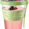 Cereal Cup & Spoon Yoghurt Fruit Overnight Oats Take and Go Food Container UK