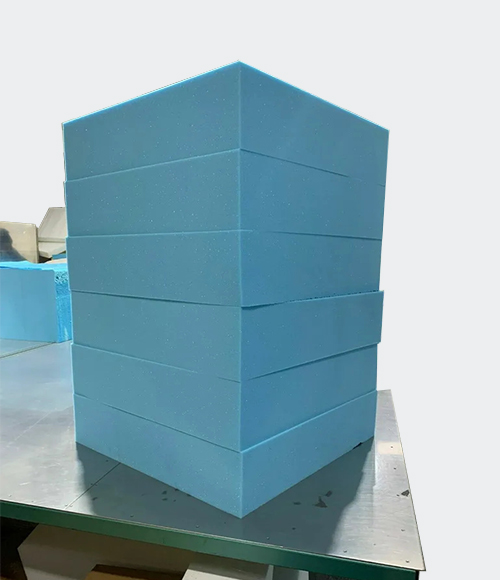 High Density Firm Upholstery Blue Foam Cut To Any Size for seating cushions