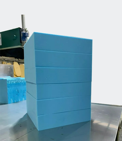 High Density Firm Upholstery Blue Foam Cut To Any Size for seating cushions