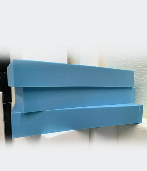 High Density Firm Upholstery Blue Foam Cut To Any Size for seating cushions