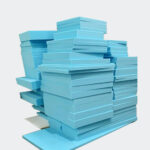 High Density Firm Upholstery Blue Foam Cut To Any Size for seating cushions
