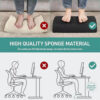 Footrest Under Desk High Density Foam Ergonomic Foot Rest Cushion, Foot Pillow