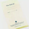 Last Will And Testament Form Printed Envelope and Example Sealed Envelope