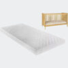 TUTTI Bambini Replacement Crib Mattress CoZee Bedside Quilted UK