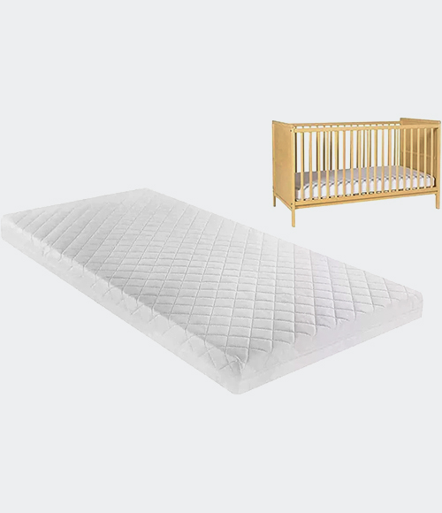 TUTTI Bambini Replacement Crib Mattress CoZee Bedside Quilted UK