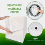 Large Triangle Wedge Pillow Acid Reflux Support Bed Back Foam Cushion