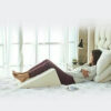Wedge Pillow Foam Back Support Bed Removable Zip Quilted Cover Foam Right Angle