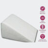 Wedge Pillow Foam Back Support Bed Removable Zip Quilted Cover Foam Right Angle