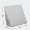 Wedge Pillow Foam Back Support Bed Removable Zip Quilted Cover Foam Right Angle